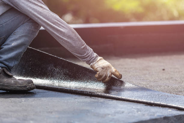 Professional Waterproofing technician working in Macomb, MI